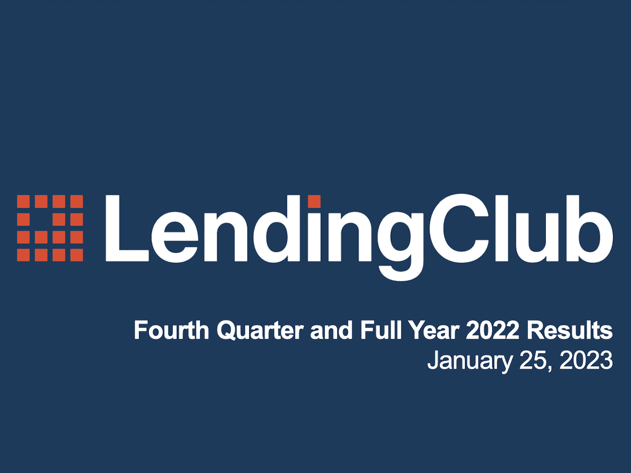 LendingClub Outlines Cautious Approach To Support Long-term Growth ...